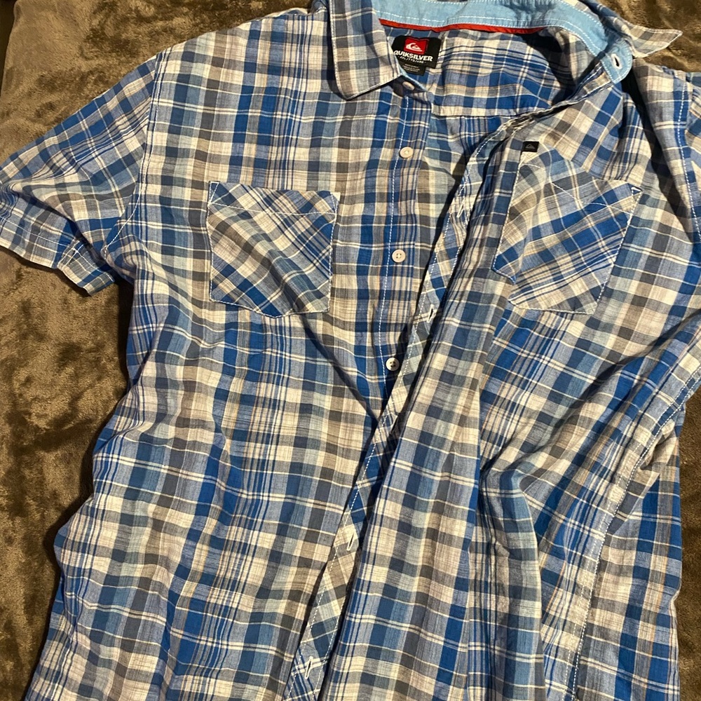 Quicksilver 2xl short sleeve button up